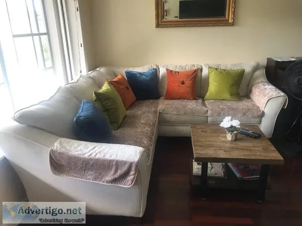 White Sectional