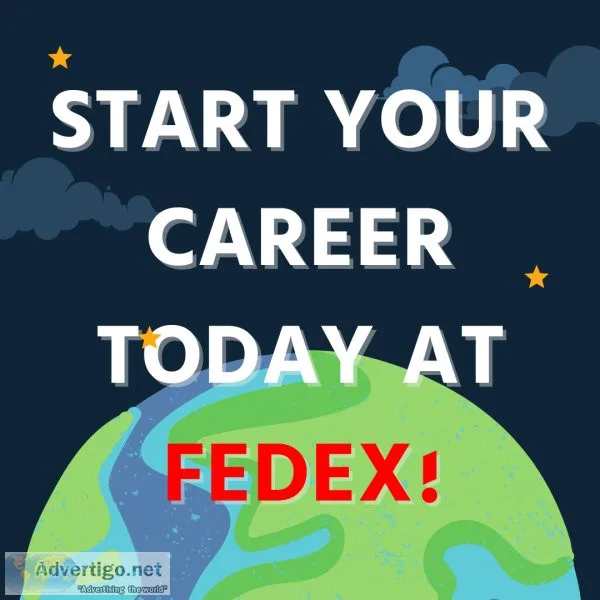 Simple Sign up and get your job at FedEx.