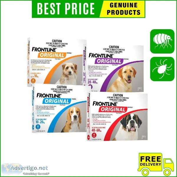 Frontline Original for dogs is an effective flea and tick treatm