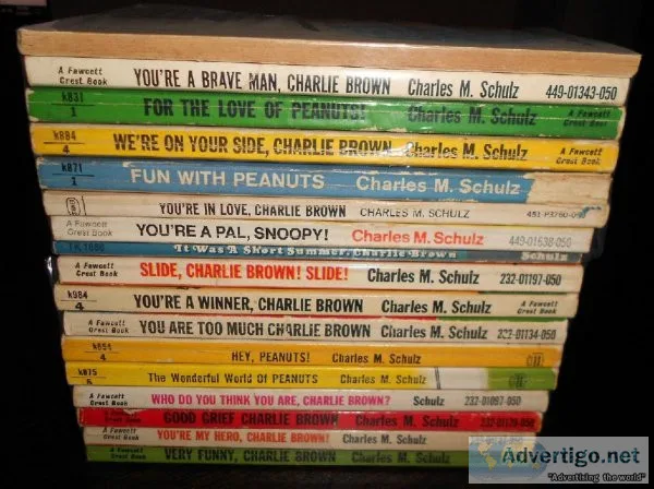 Vintage Peanuts Charlie Brown Books