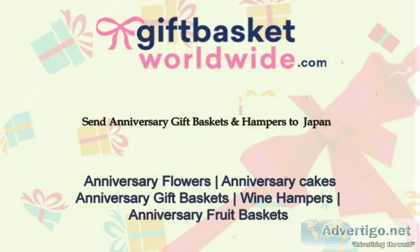 Anniversary gift basket japan at absolutely affordable prices