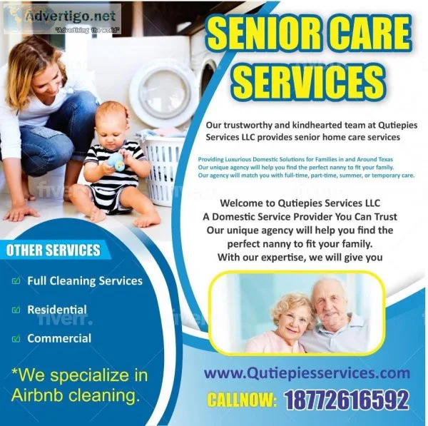 Qutiepes Nannies Cleaning  Families Domestic Services