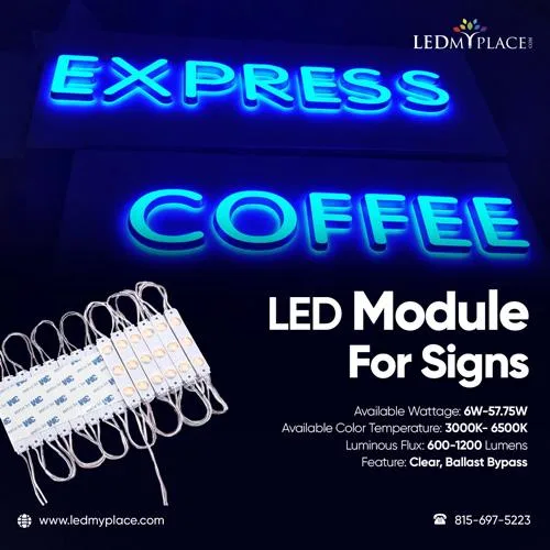 Shop Now Make Your Advertisement Shine with LED Modules for Sign