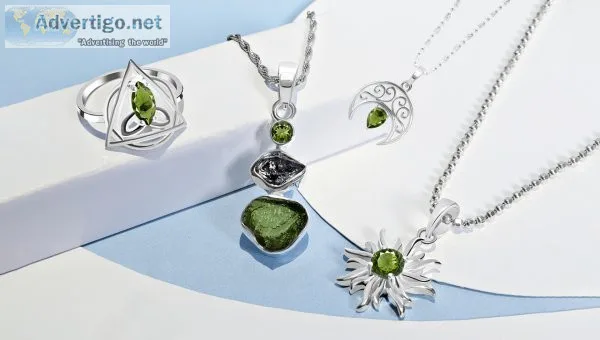 Wholesale moldavite gemstone jewelry at rananjay exports