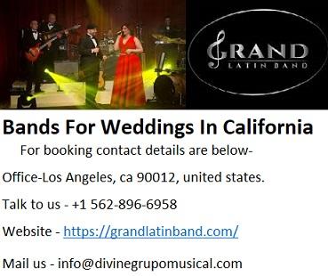 Hire Best Live Latin Bands For Weddings In California.