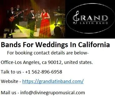 Hire Best Live Latin Bands For Weddings In California.