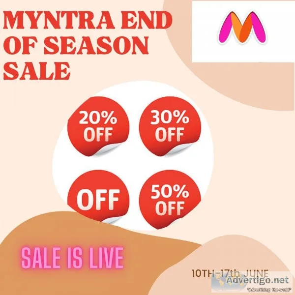 Myntra End Of Season Sale