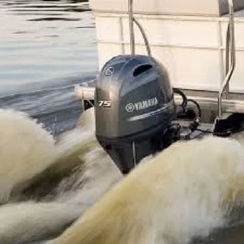Used Yamaha F75LA Four Stroke outboard Motor Engine