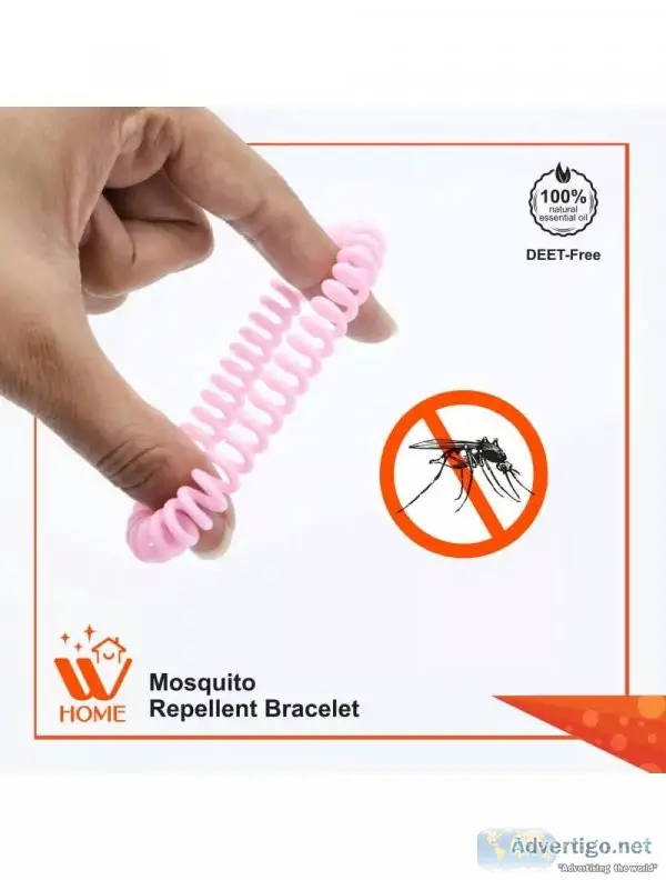 Mosquito repellent bracelet - pink