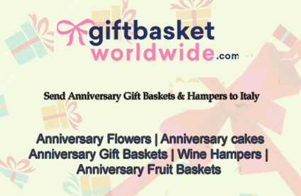 Anniversary gift basket italy at absolutely affordable prices