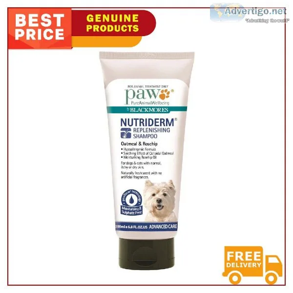 PAW Skin Care Nutriderm Replenishing Shampoo for Dogs and Cats 2