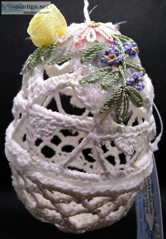 Crocheted Egg Ornament