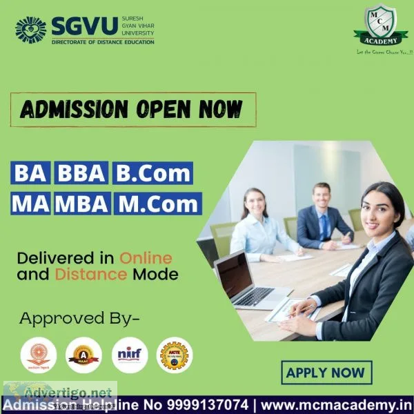 Distance online courses 2022 suresh gyan vihar university
