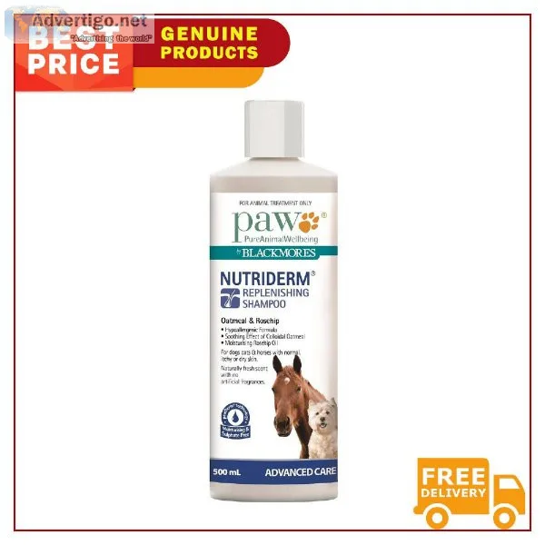 PAW Skin Care Nutriderm Replenishing Shampoo for Dogs and Cats 5