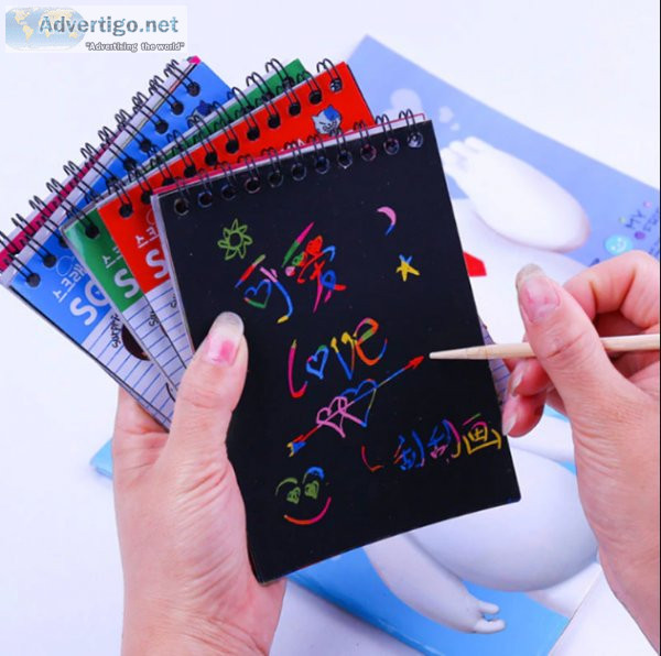 Buy Scratch Art Notepad Book Online - Kidz Party Store