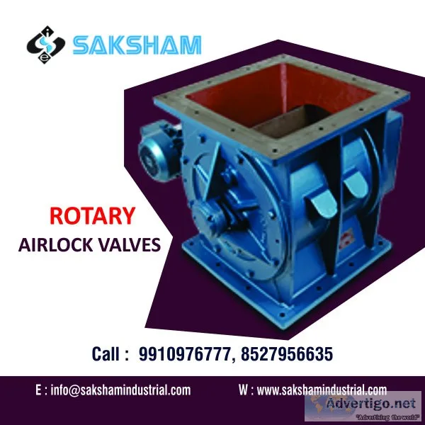Rotary airlock valves | unbalance motor :saksham industrial 