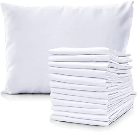 White pillow cases in bulk