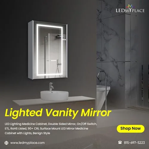 Get an Adorable Lighted Vanity Mirror for Your Bathroom