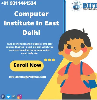 Top computer course in east delhi