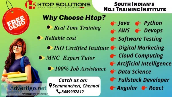 Python full stack training institute in chennai