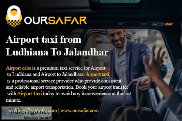 Airport taxi from ludhiana to chandigarh