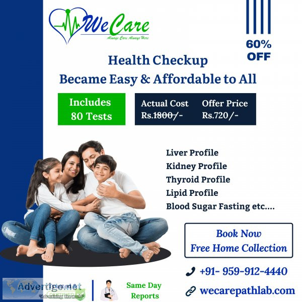 Wecare full body health package- basic in ghaziabad