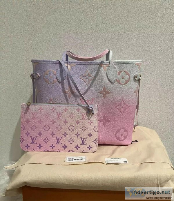Louis Vuitton Neverfull MM Sunrise Pastel Spring In The City 202