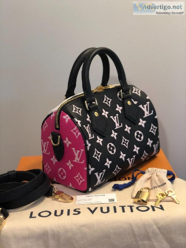 Louis Vuitton Speedy 20 - Spring in the City - PinkBlackWhite