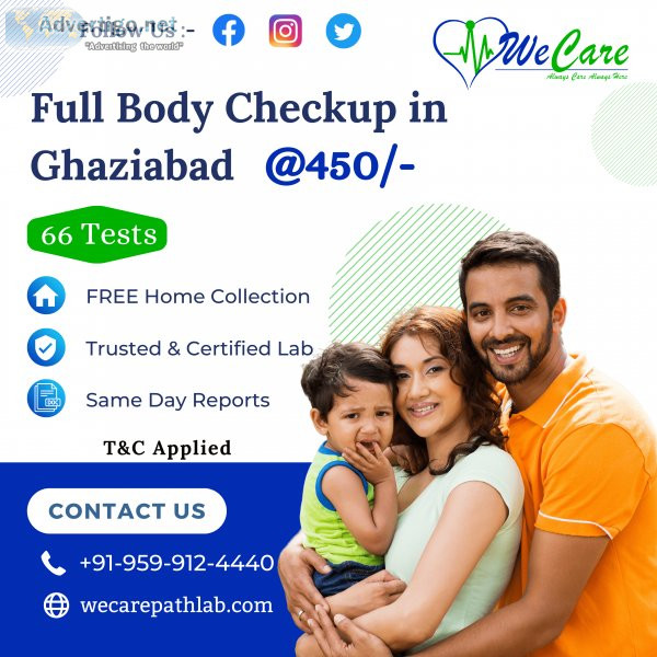 Wecare full body health package- basic in ghaziabad
