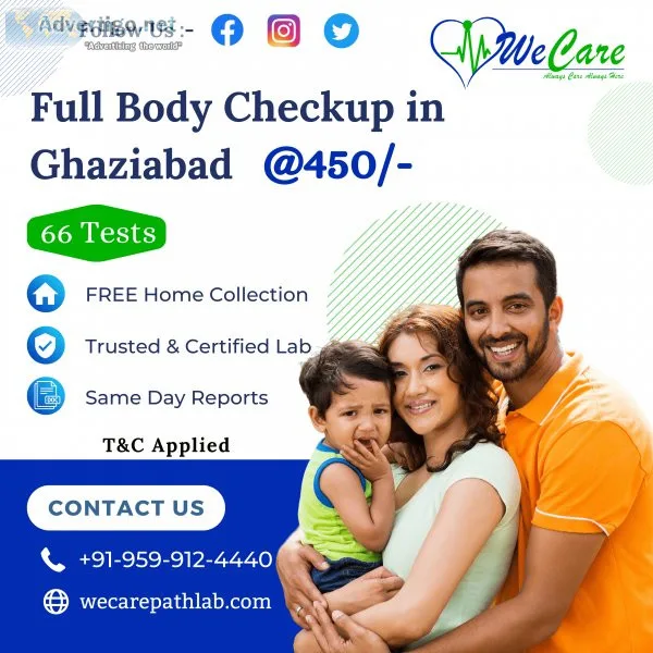Wecare full body health package- basic in ghaziabad