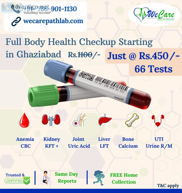 Wecare full body health package- basic in ghaziabad