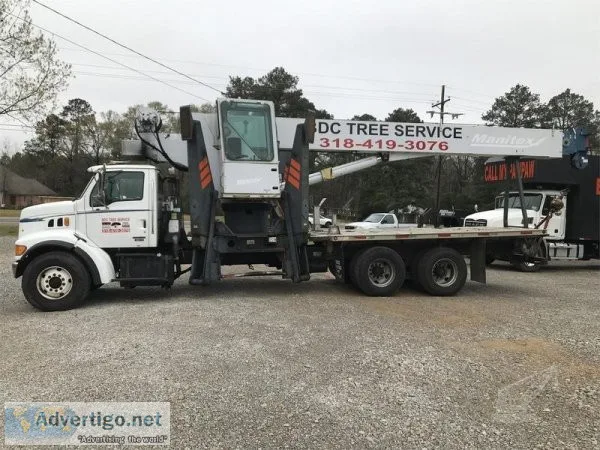 2004 Manitex 124SX Boom Truck Crane Mounted On A 2004 Sterling L