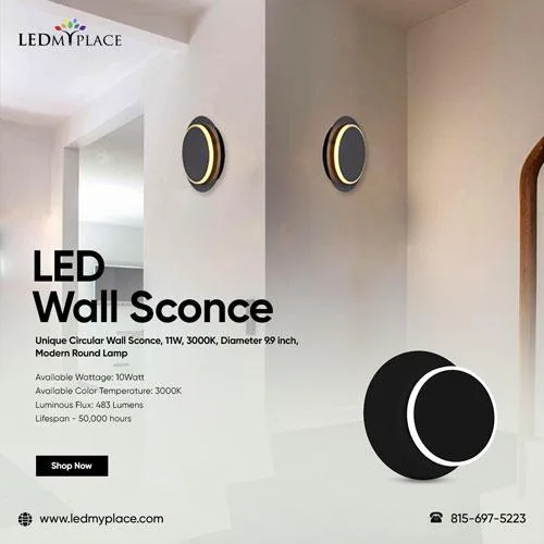Order Now LED Wall Sconce Can Help You Transform Your Indoor Spa