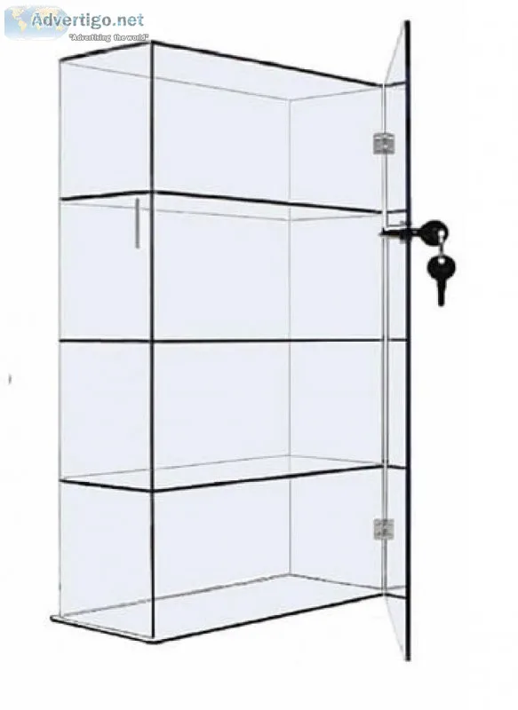Bayou Displays-10&quotx4& quotx18&quot Clear Acrylic Display Cas