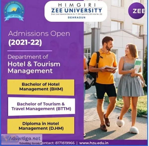 Get admission in best hotel management colleges in dehradun