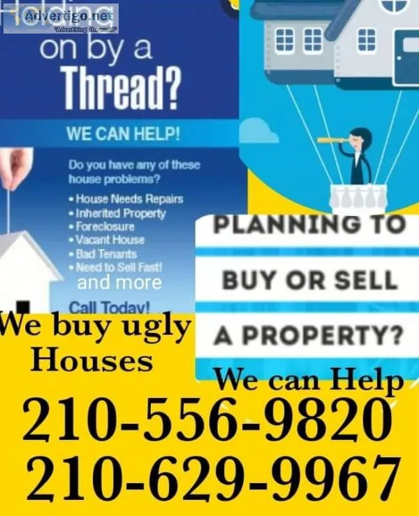 We buy Ugly houses any condition
