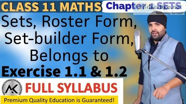 Sets class 11 maths NCERT Solutions