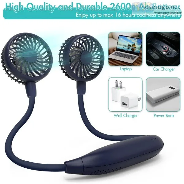 Portable Neck Fan Rechargeable Battery Fan