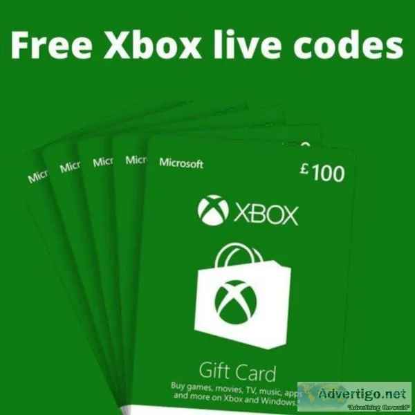 Get Xbox Gift Card Free Just Submit Your Email and Zip Code.