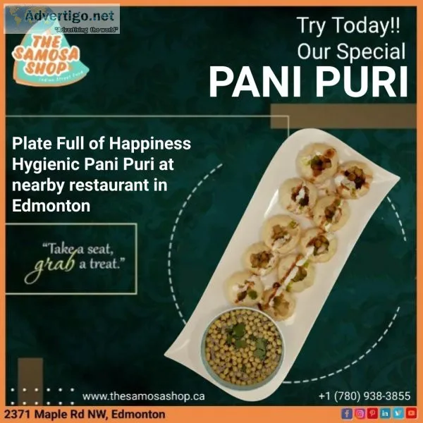 Samosa Restaurant Menu Edmonton