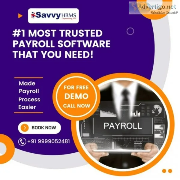 Hr and payroll management software-savvy hrms