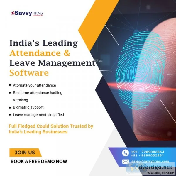 employee attendance and leave management system-Savvy HRMS