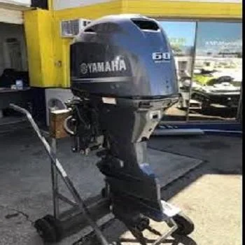 Used Yamaha F60LB Four Stroke outboard Motor Engine