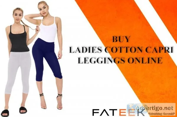 Buy Ladies Cotton Capri Leggings Online
