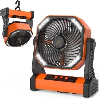 Camping Fan with LED Lantern 20000mAh Rechargeable Battery