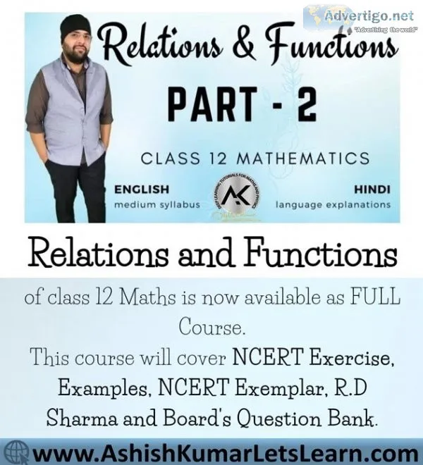 Relations and functions class 12 maths ncert solutions