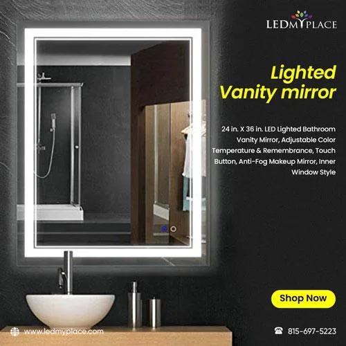 Get a Lighted Vanity Mirror for Your Bathroom at Best Prices