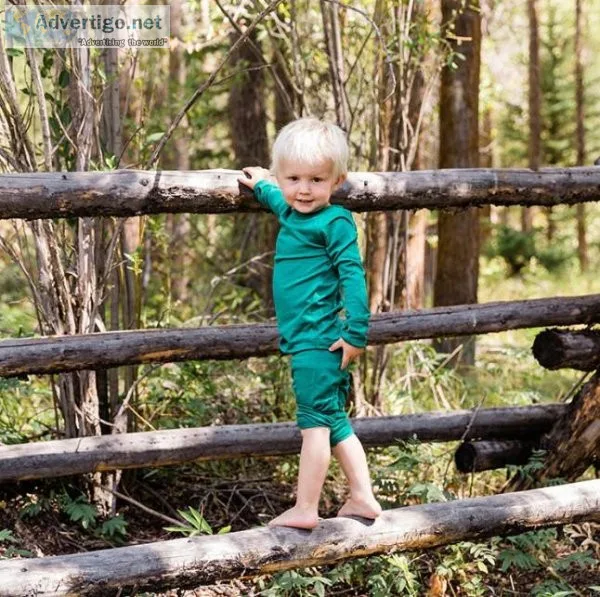 Merino Wool Base Layer Set for Toddlers  Iksplor