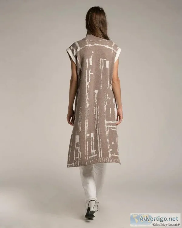 Tiflis - Women s Long Knitted Wool Kaftan &ndash ZALIVAKO
