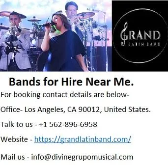 Grand&rsquos Professional Latin Live Bands for Hire Near Me.